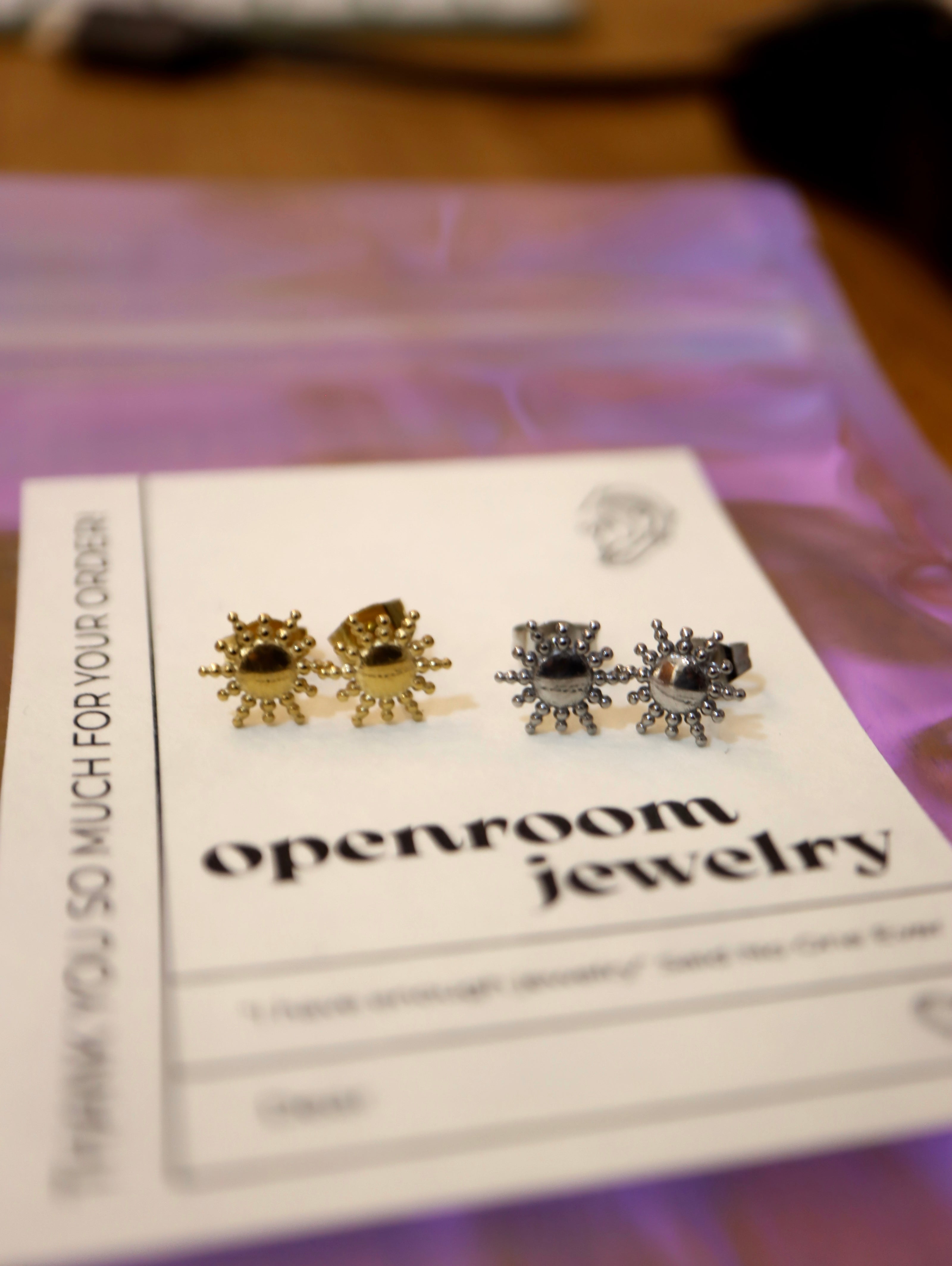 Stainless Steel ☀️ Sun Earrings