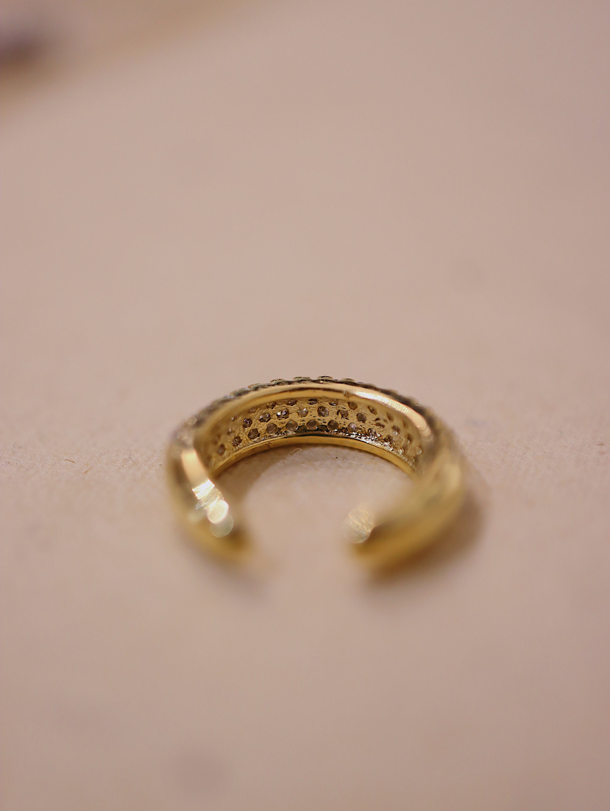 Cz sparkling 925 silver Earcuff