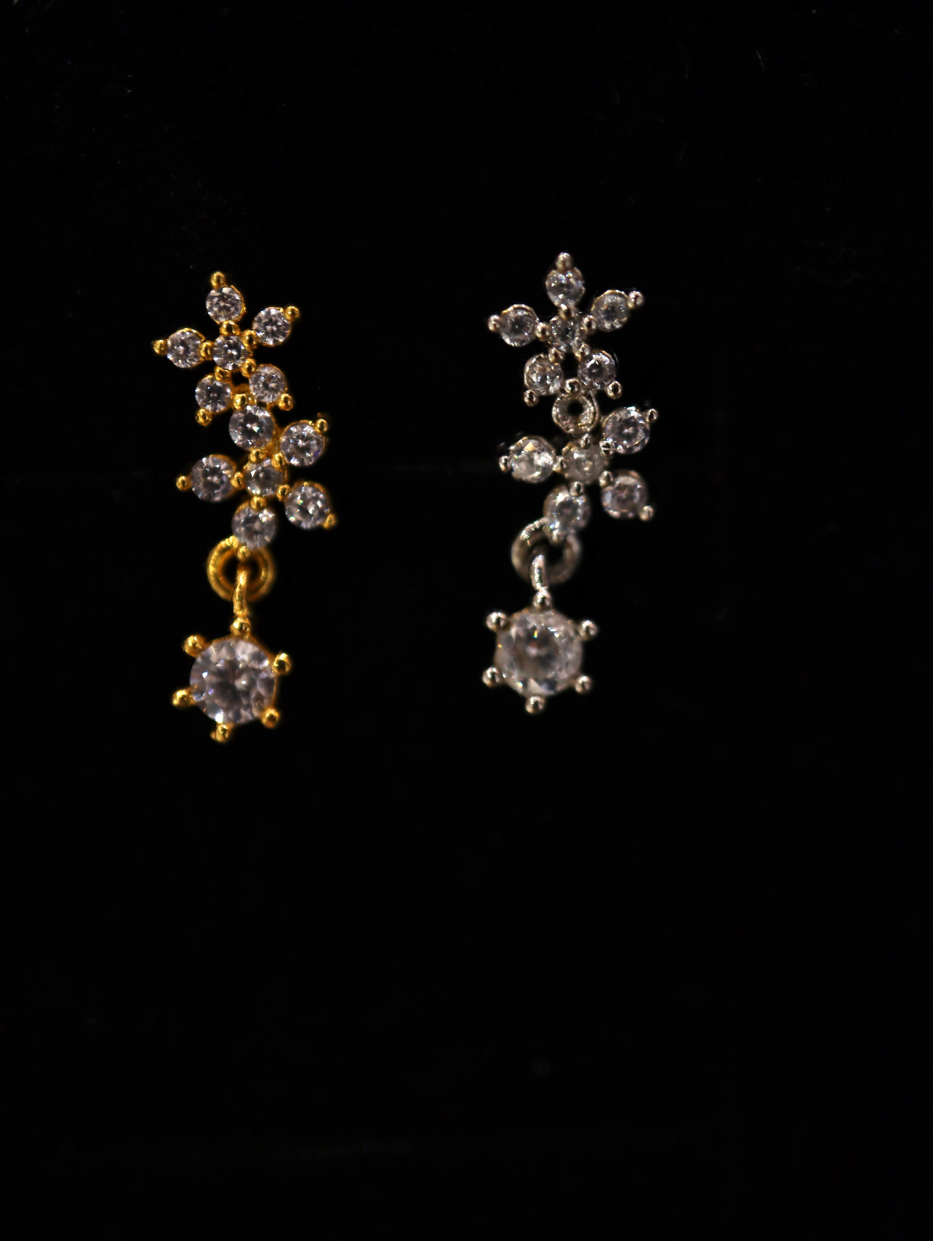 Lyra Stud Cz Piercing Earring (1pc)