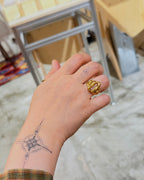 Interlock stainless steel ring