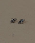 Bee stud 925 silver earrings