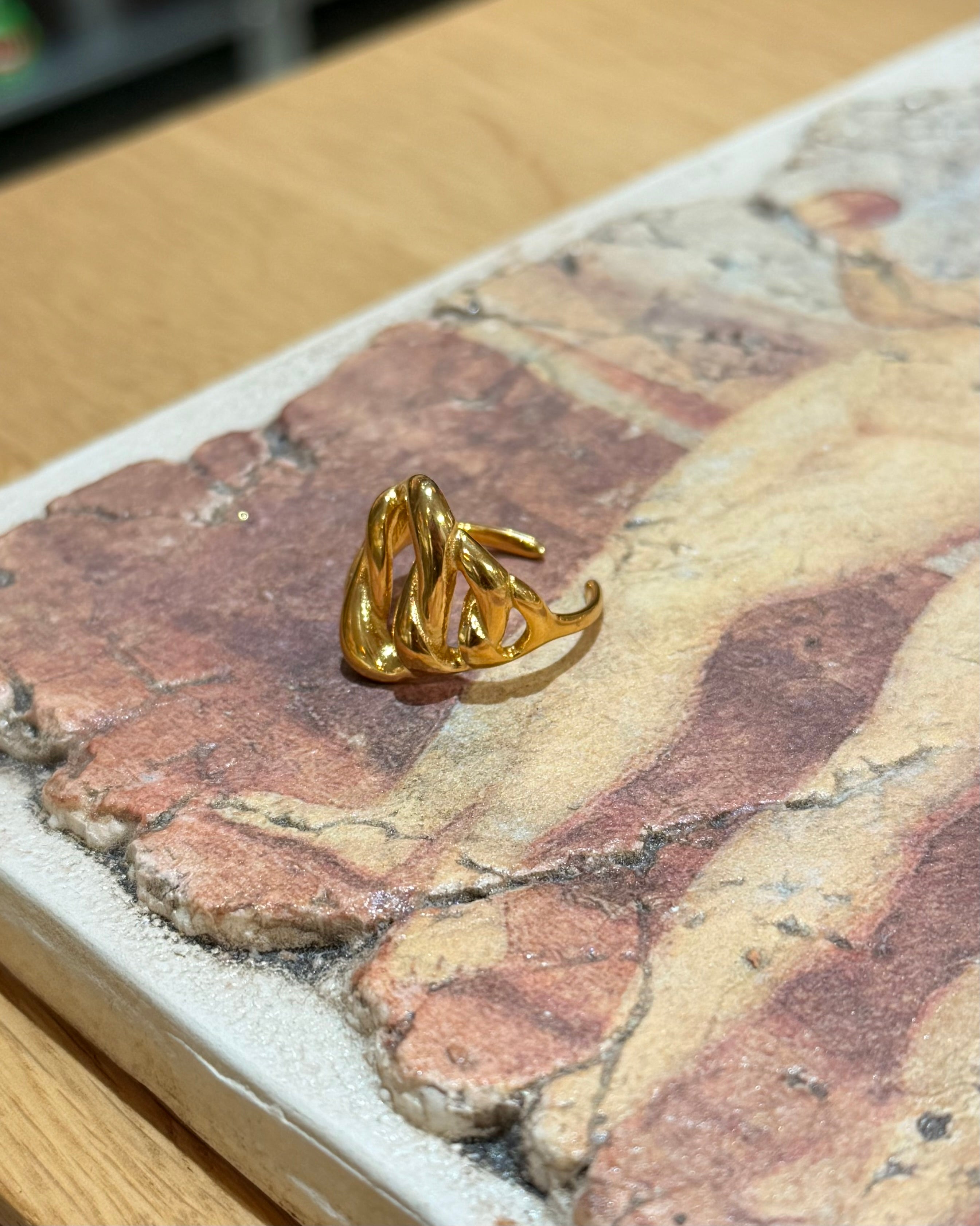 Interlock stainless steel ring