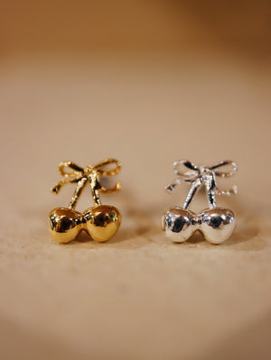 Ribbon cherry 🍒 surgical steel piercing