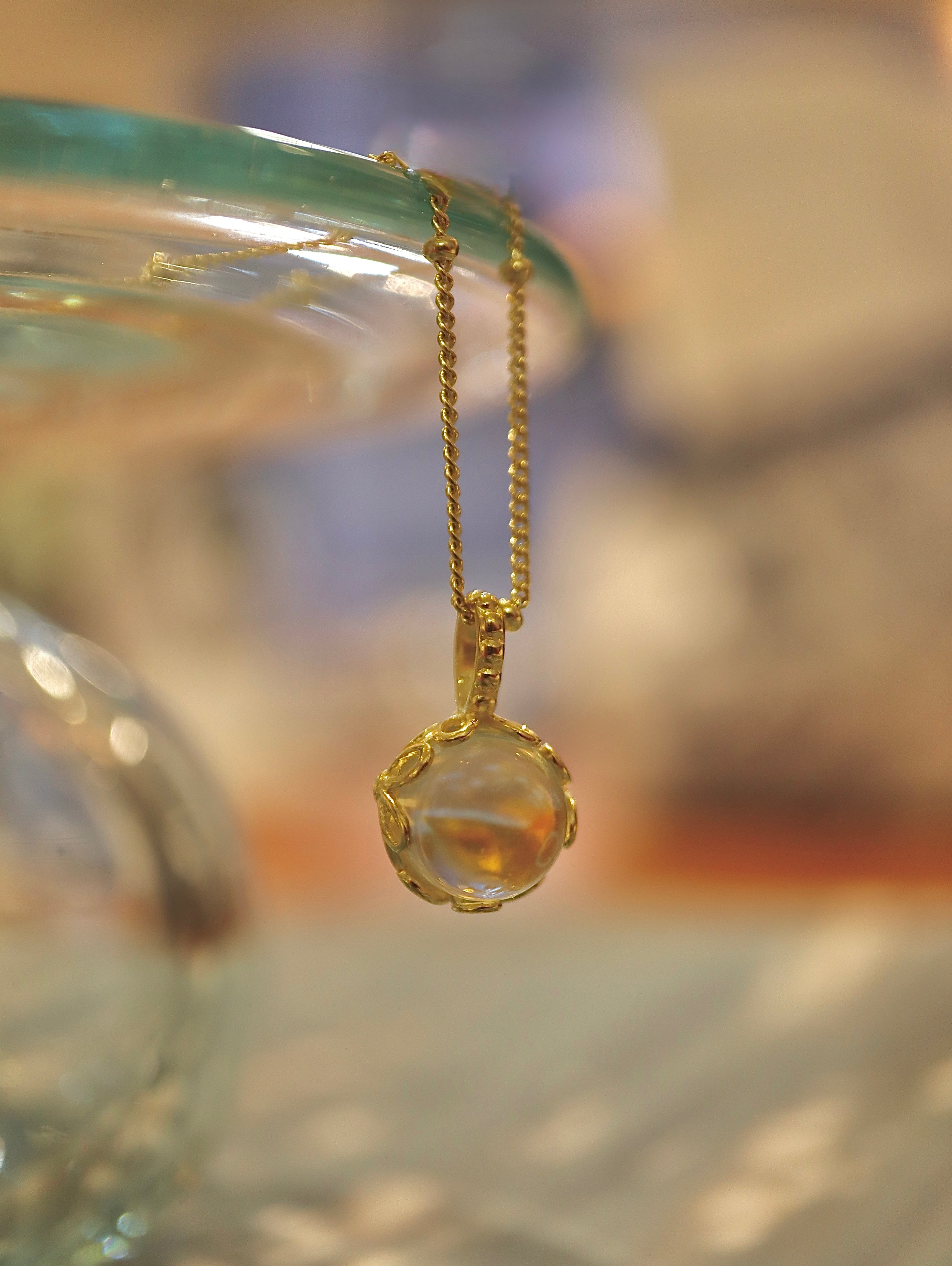 Lumina Orb 925 Silver Necklace