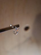 Mini hoop surgical steel 316L piercing