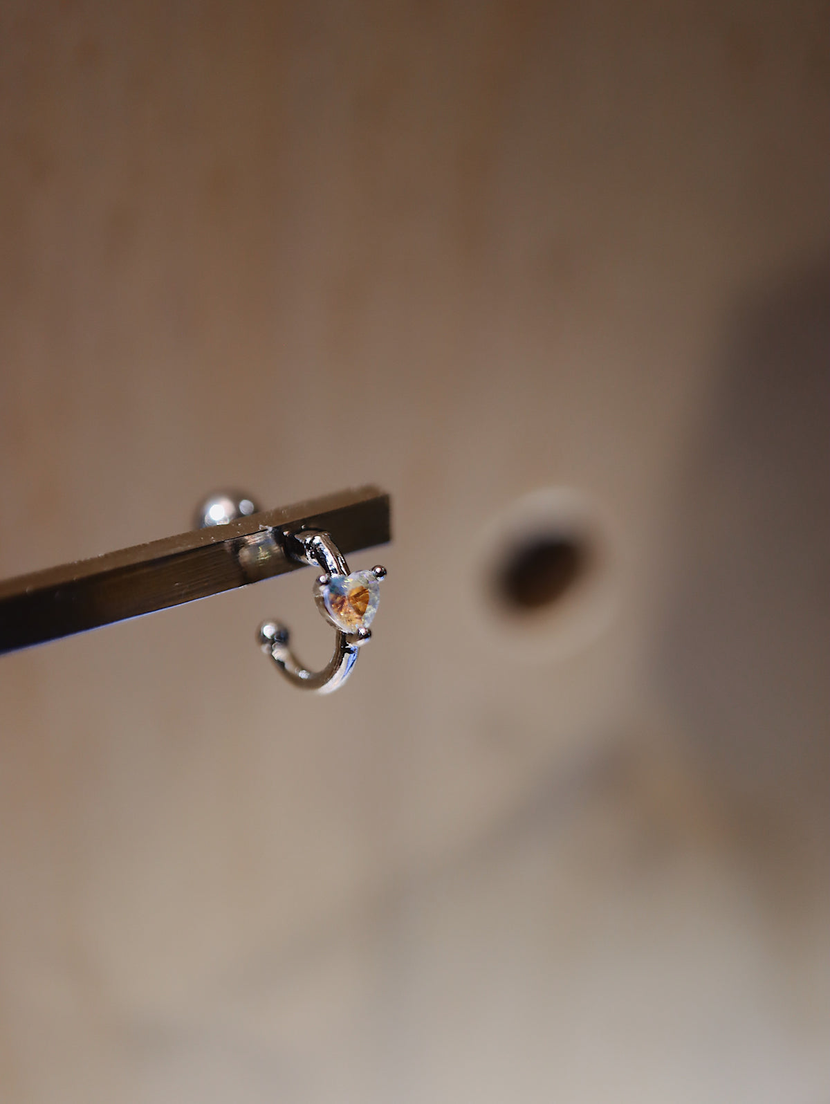 Mini hoop surgical steel 316L piercing