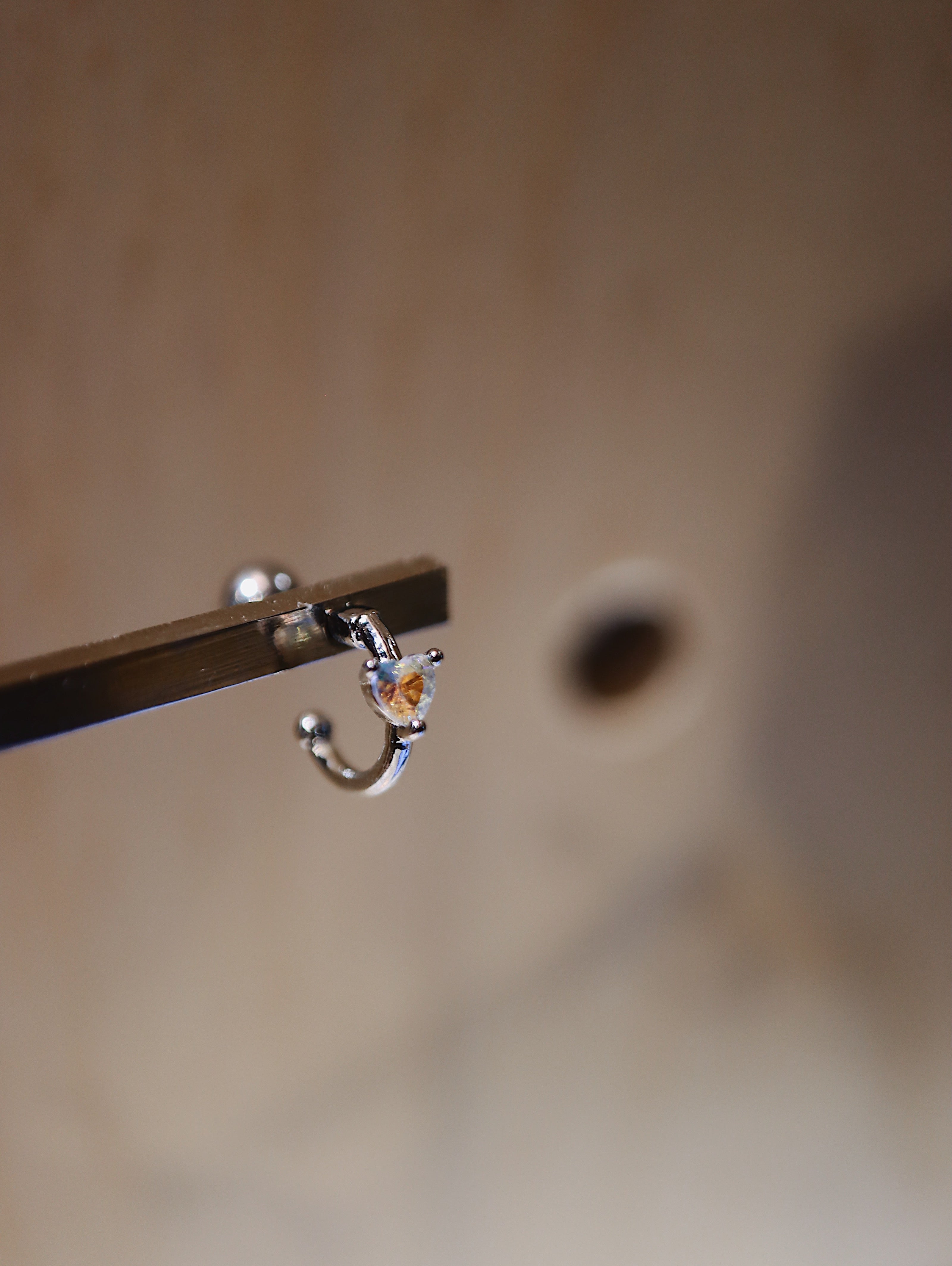 Mini hoop surgical steel 316L piercing