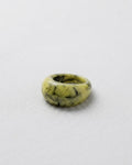 Marble pattern chunky resin unisex ring