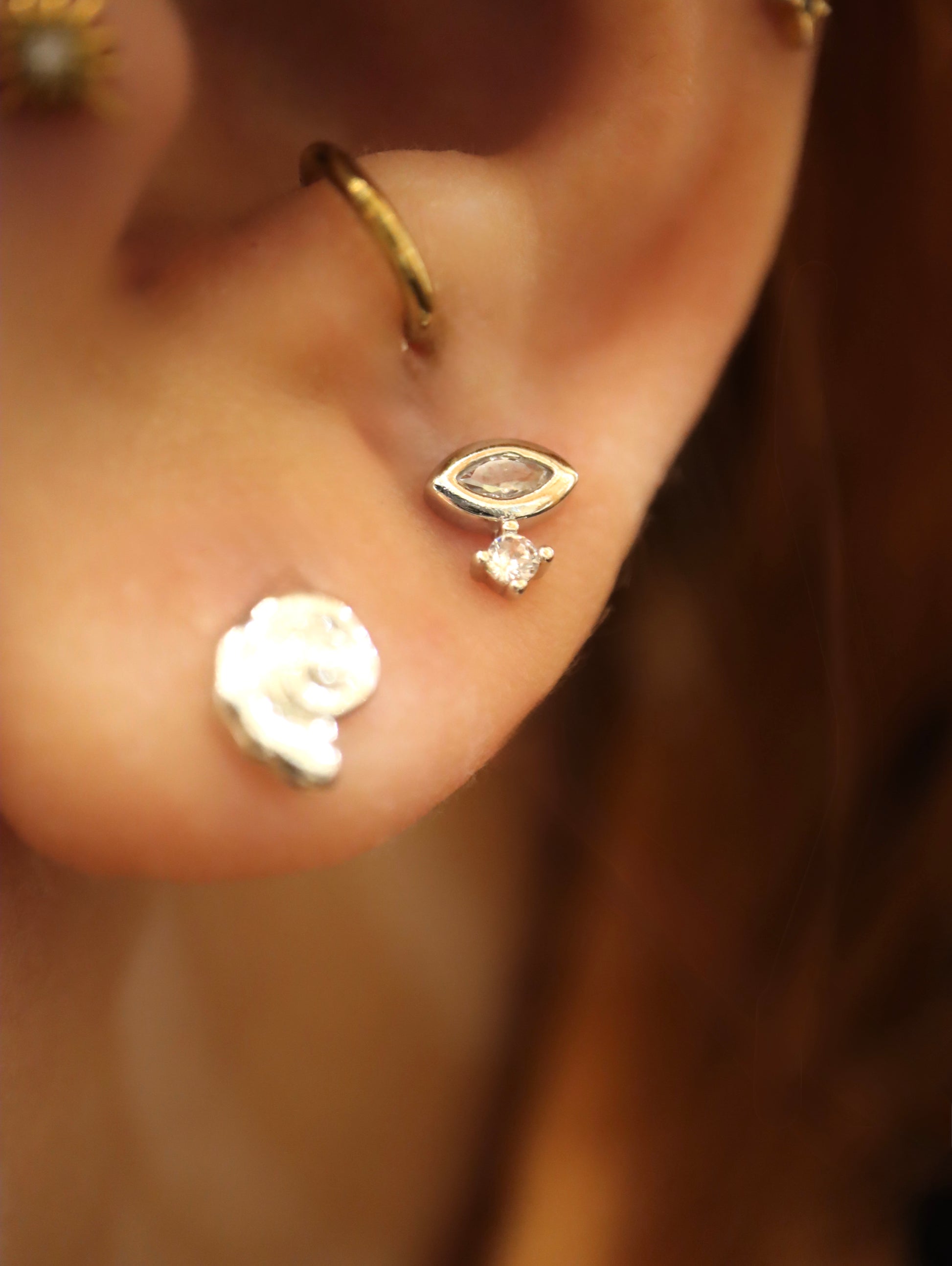 Whisper stud earrings