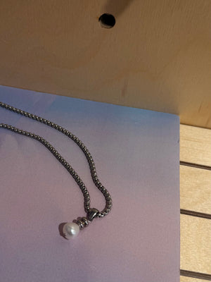 Stainless steel waterproof 53CM necklace