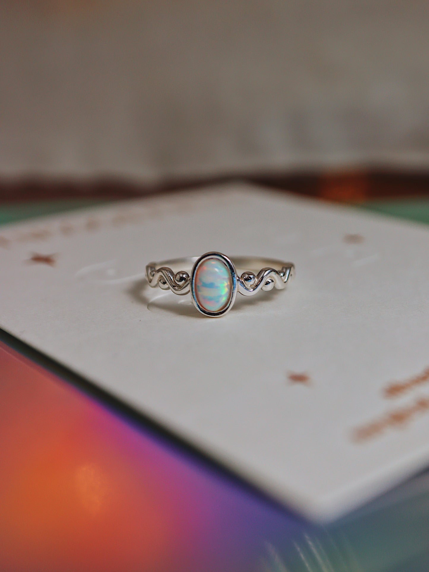 Opal silver925 ring