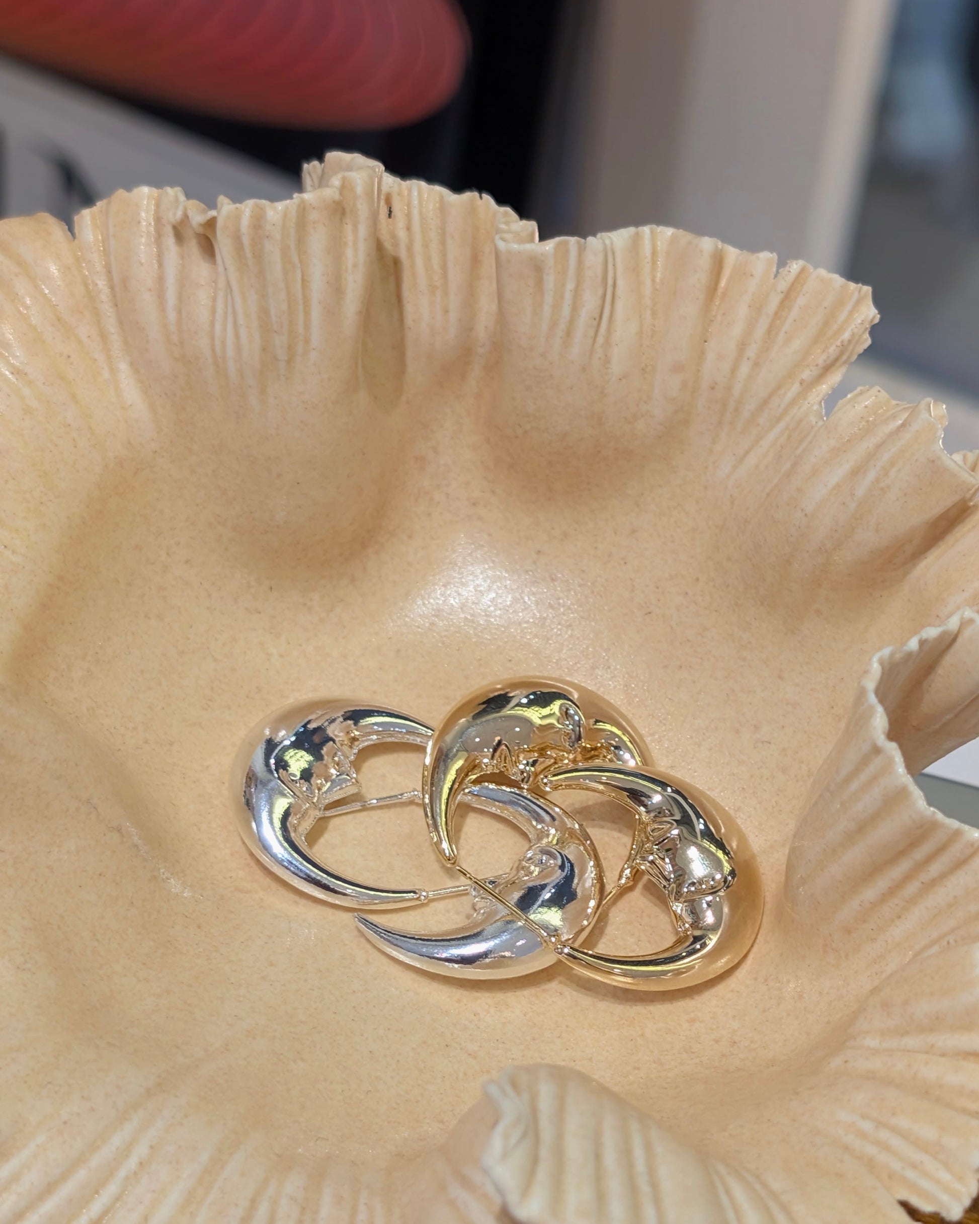 Crescent 🌙 moon earrings