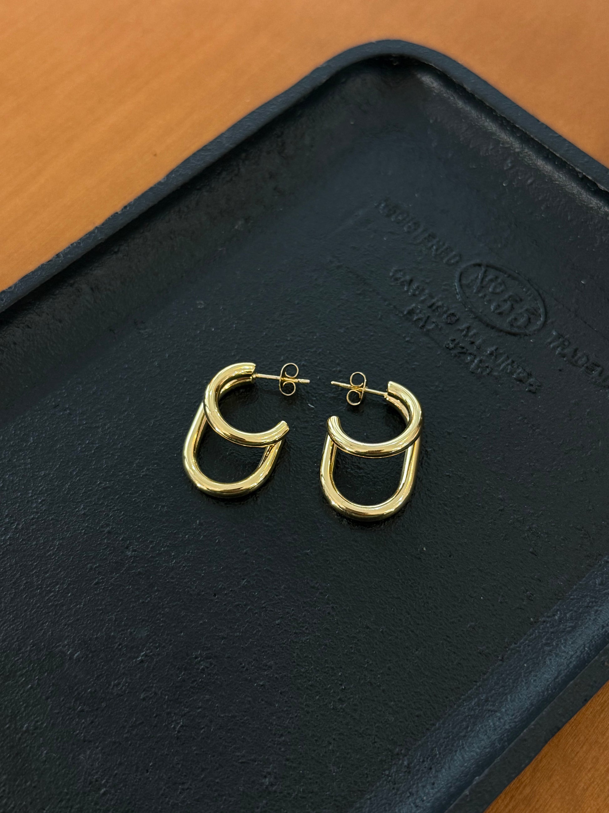 Lush stainless steel waterproof earrings