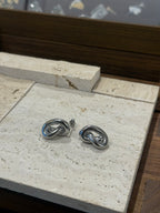 Knot stainless steel earrings