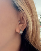 Heart surgical steel 316L stud piercing