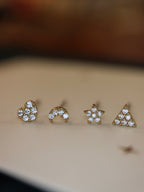 Celestial Whispers Stud Set (4pcs)