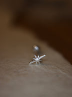 Star Sparkle 925 piercing stud