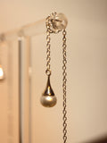Long drop 925 silver earrings
