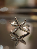 Starfish brass ring