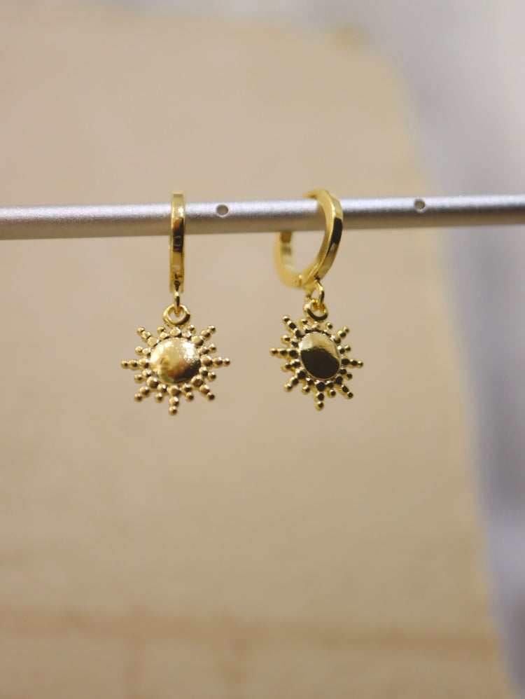 Drop Sun hoop ☀️ Earrings