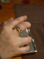 Chain brass ring