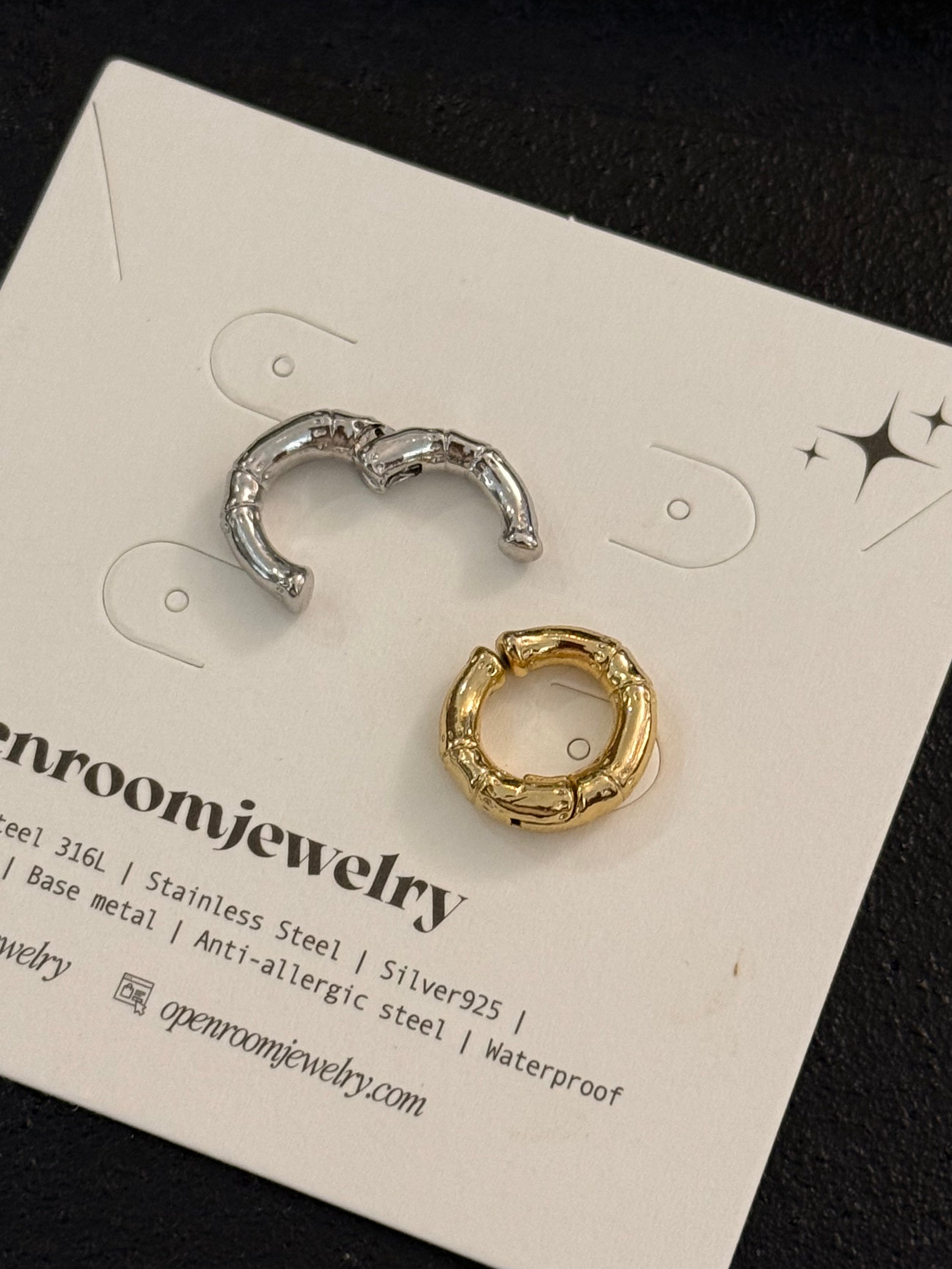 Bamboo  Earclip