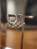 Drop balls 925 silver earrings