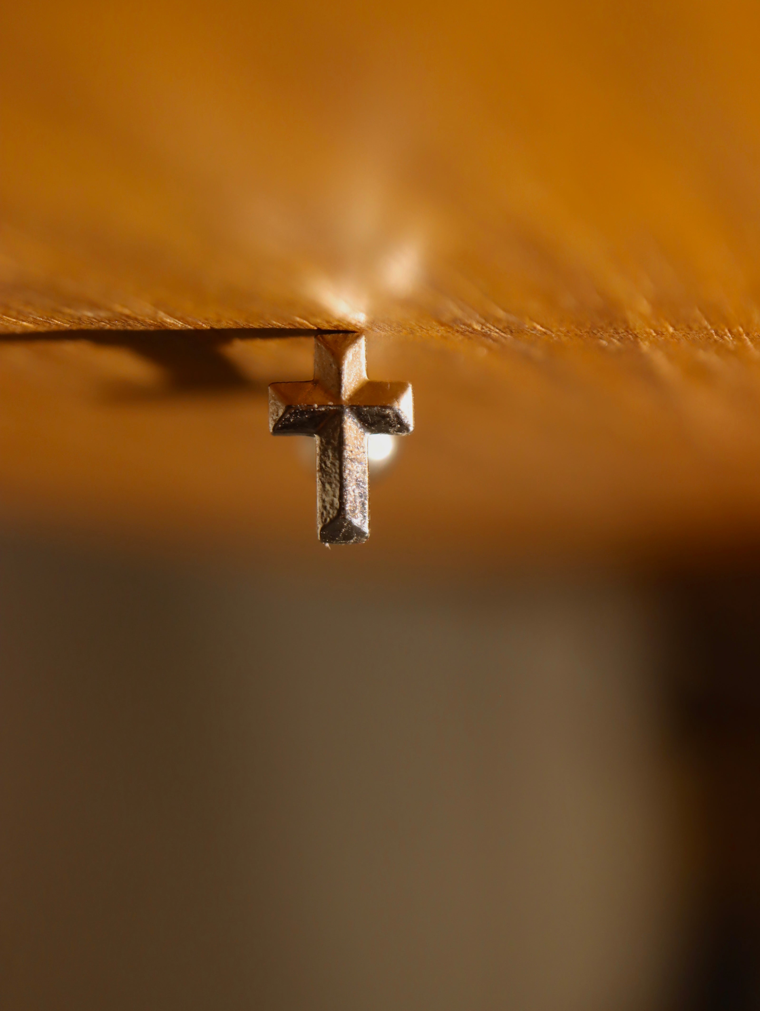 Cross surgical steel stud piercing earring (1pc)