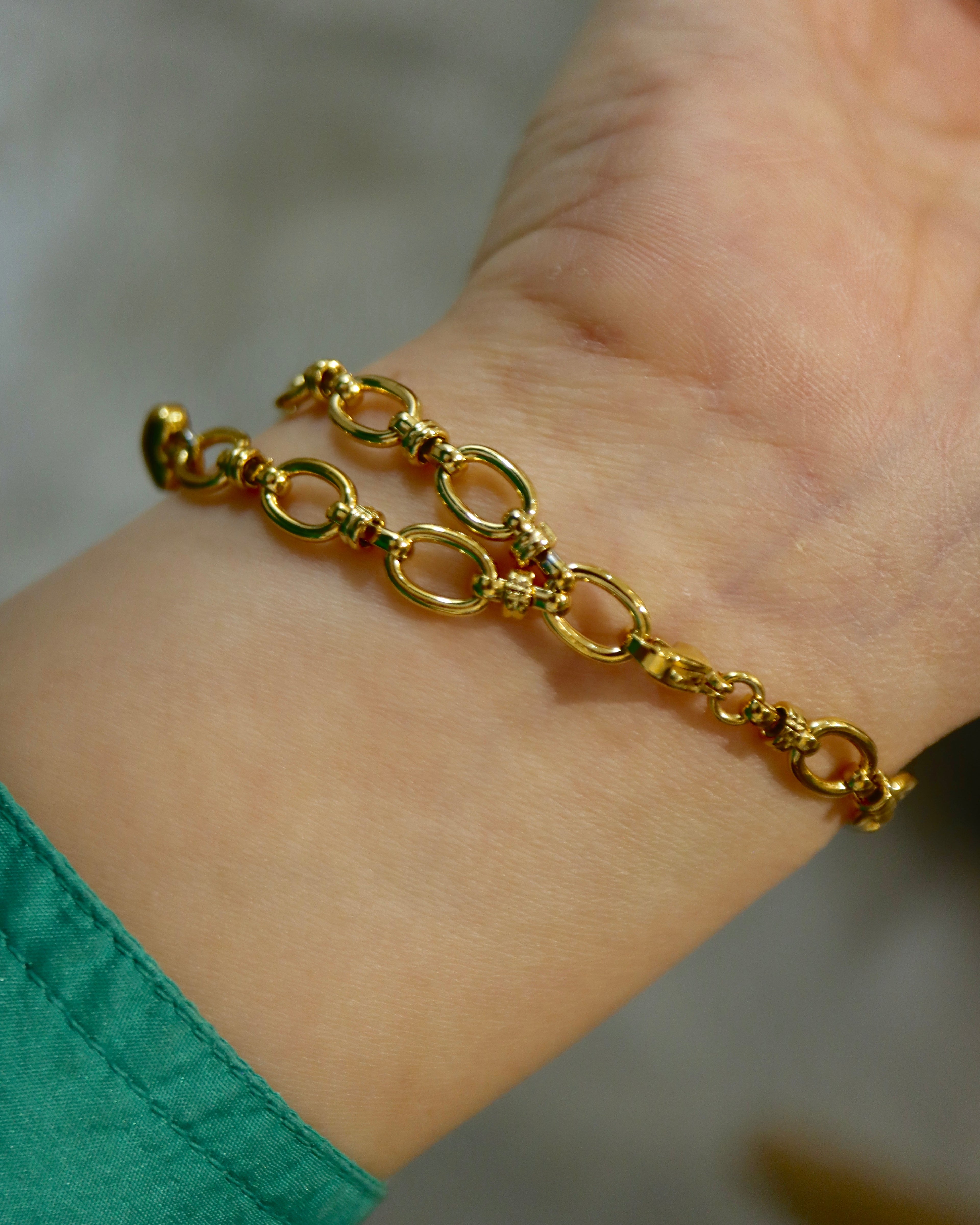 Keepsake Heart Stainless Steel Bracelet