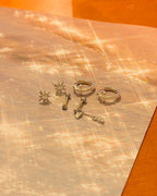 Mini stud cz surgical steel Earring Piercing (1pc)