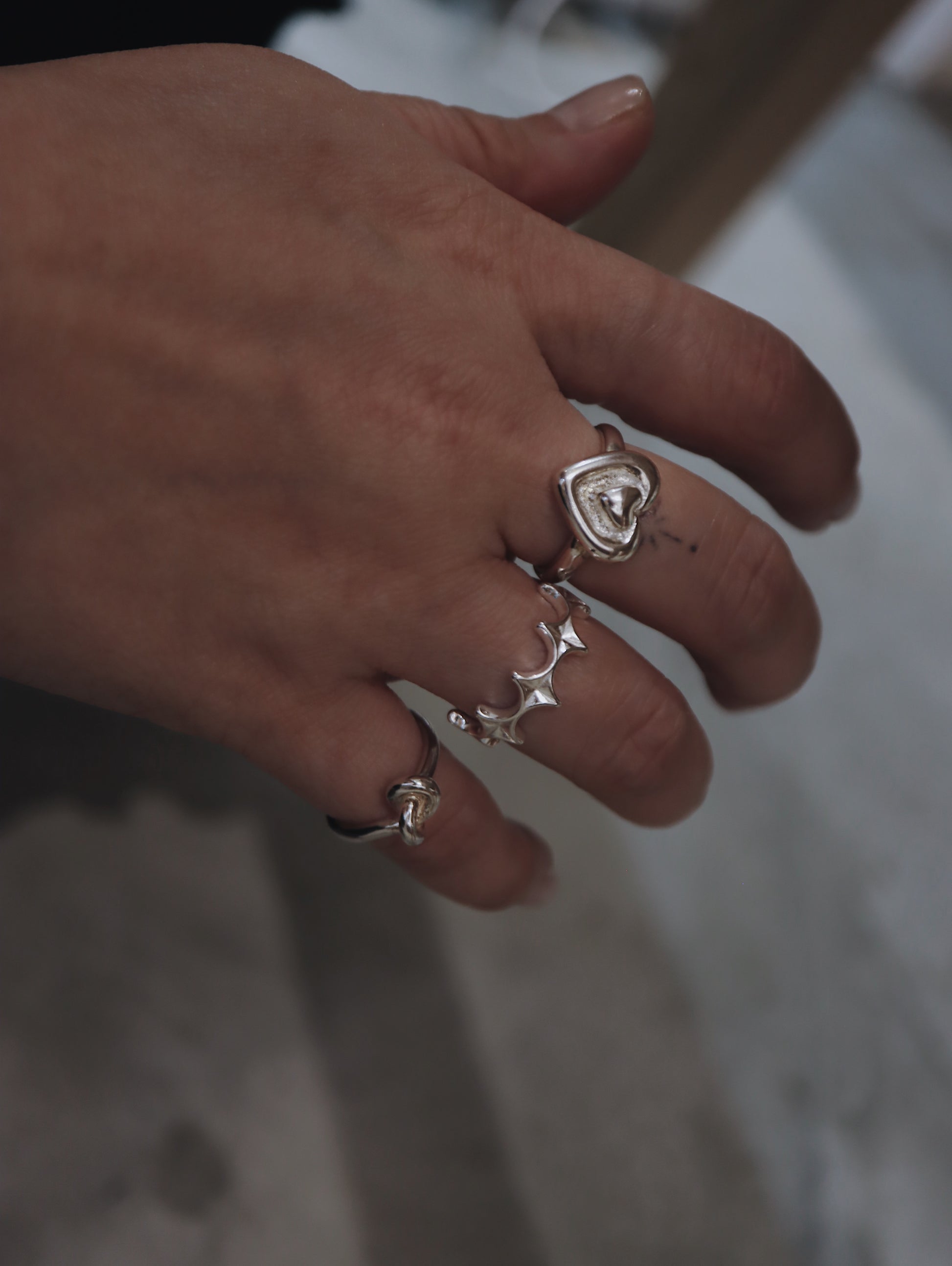 Sparkle Ascent Silver925 Ring (free size)