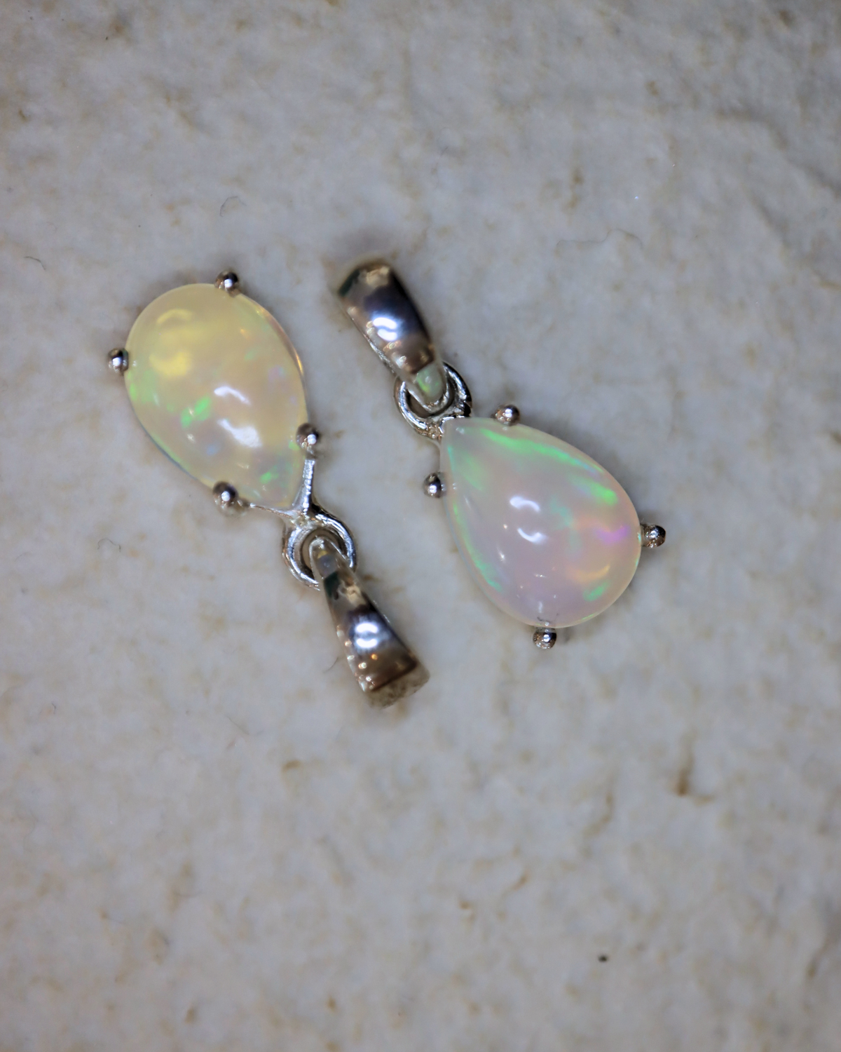 Ethiopian Opal Drop Pendant