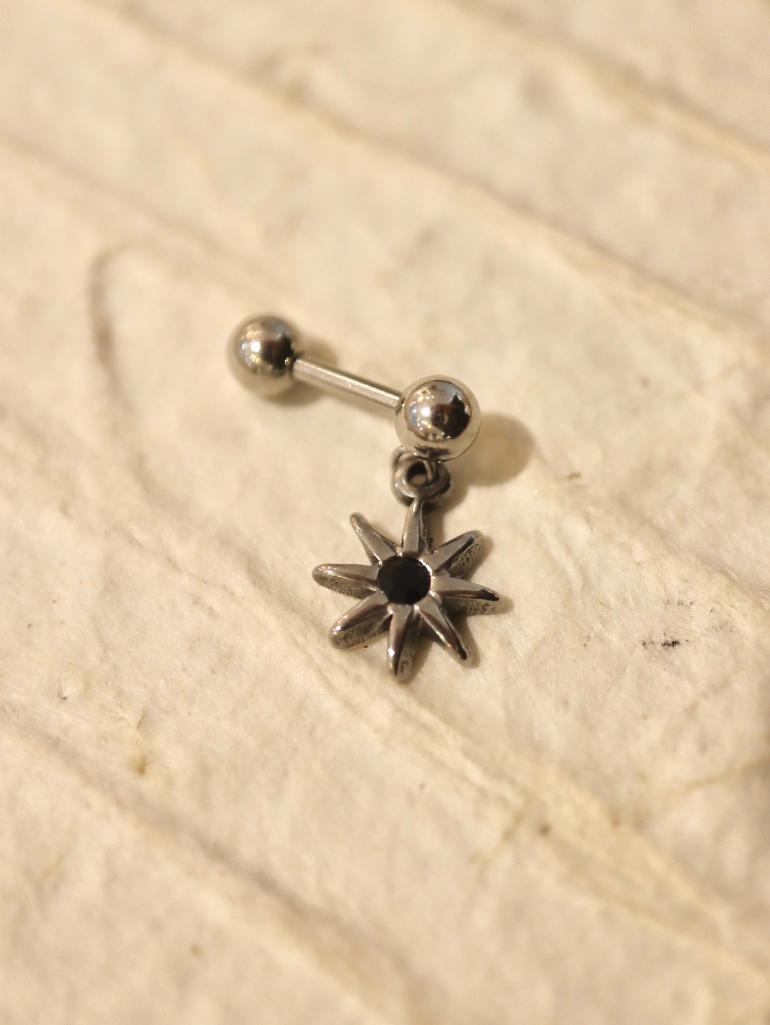 Drop starburst surgical steel piercing (1pc)
