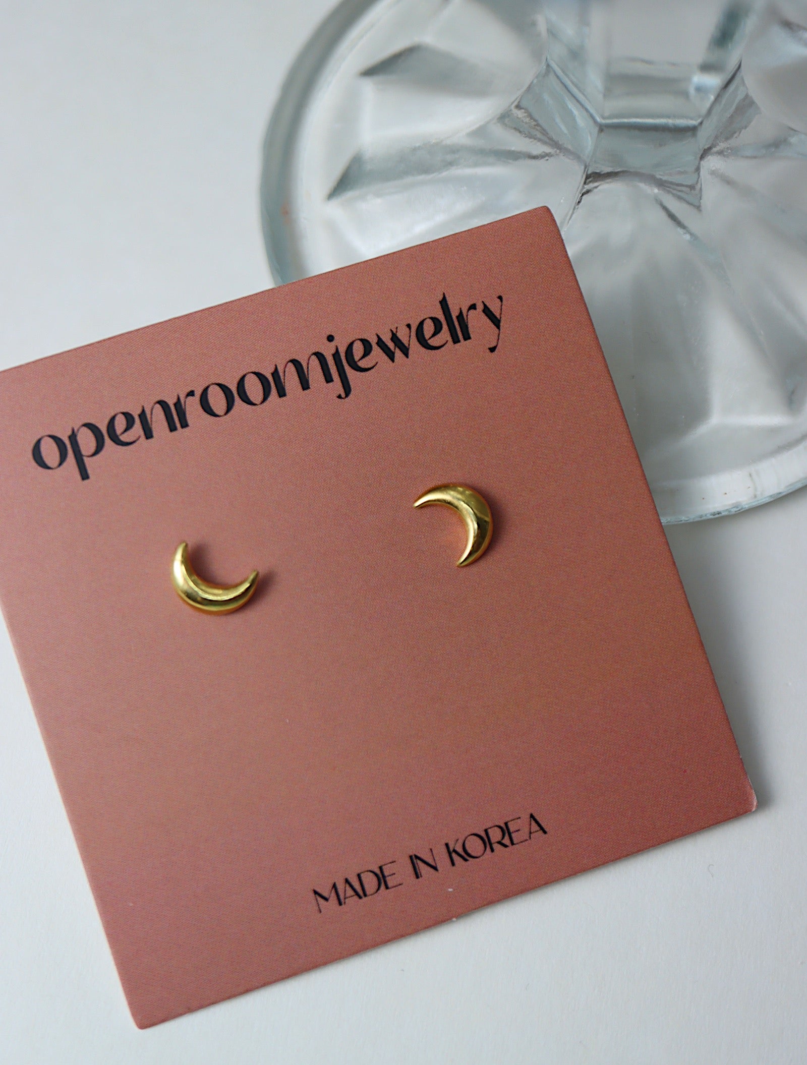Mini crescent Silver925 earrings