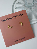 Mini crescent Silver925 earrings