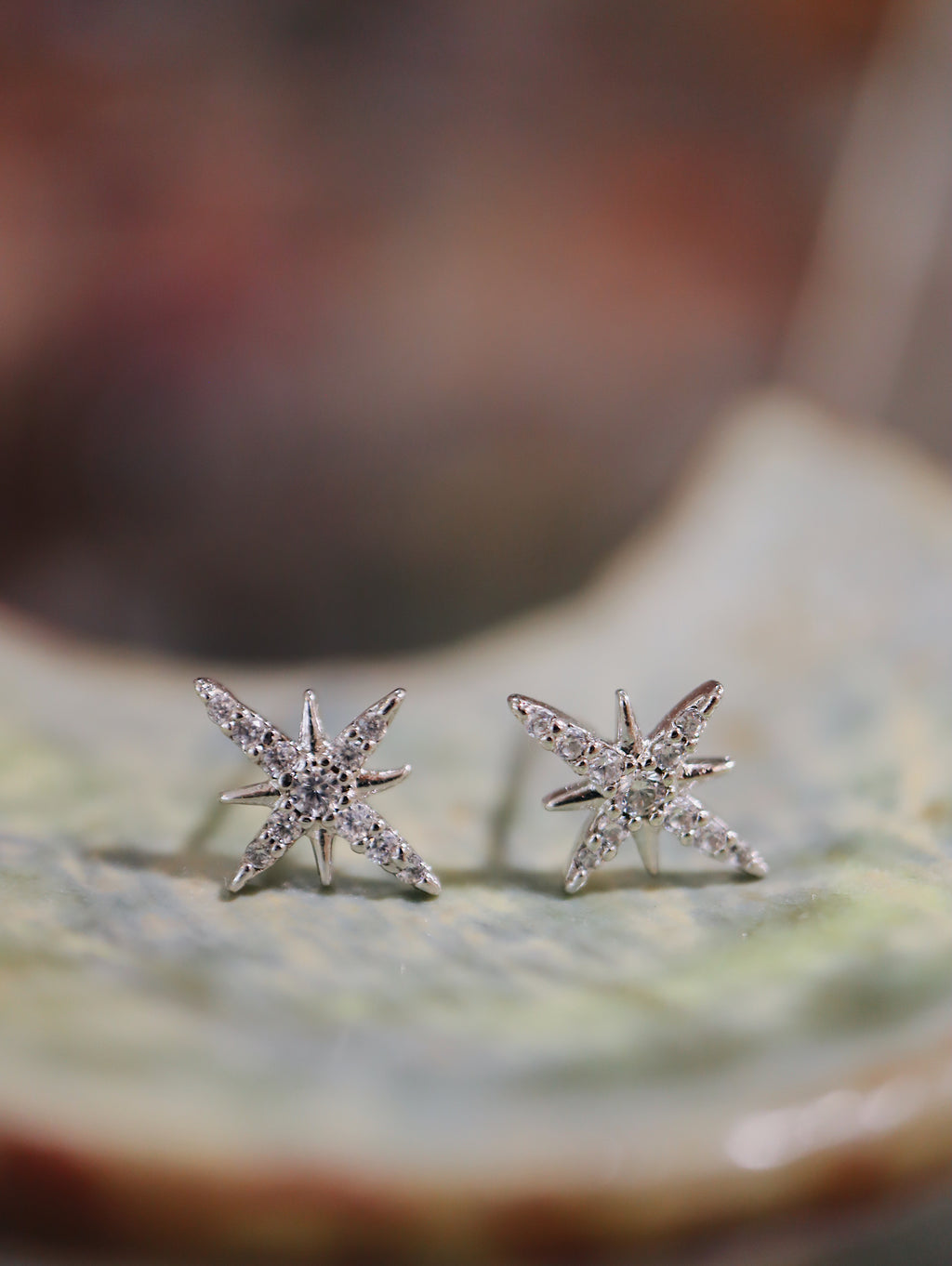Starburst silver925 earrings