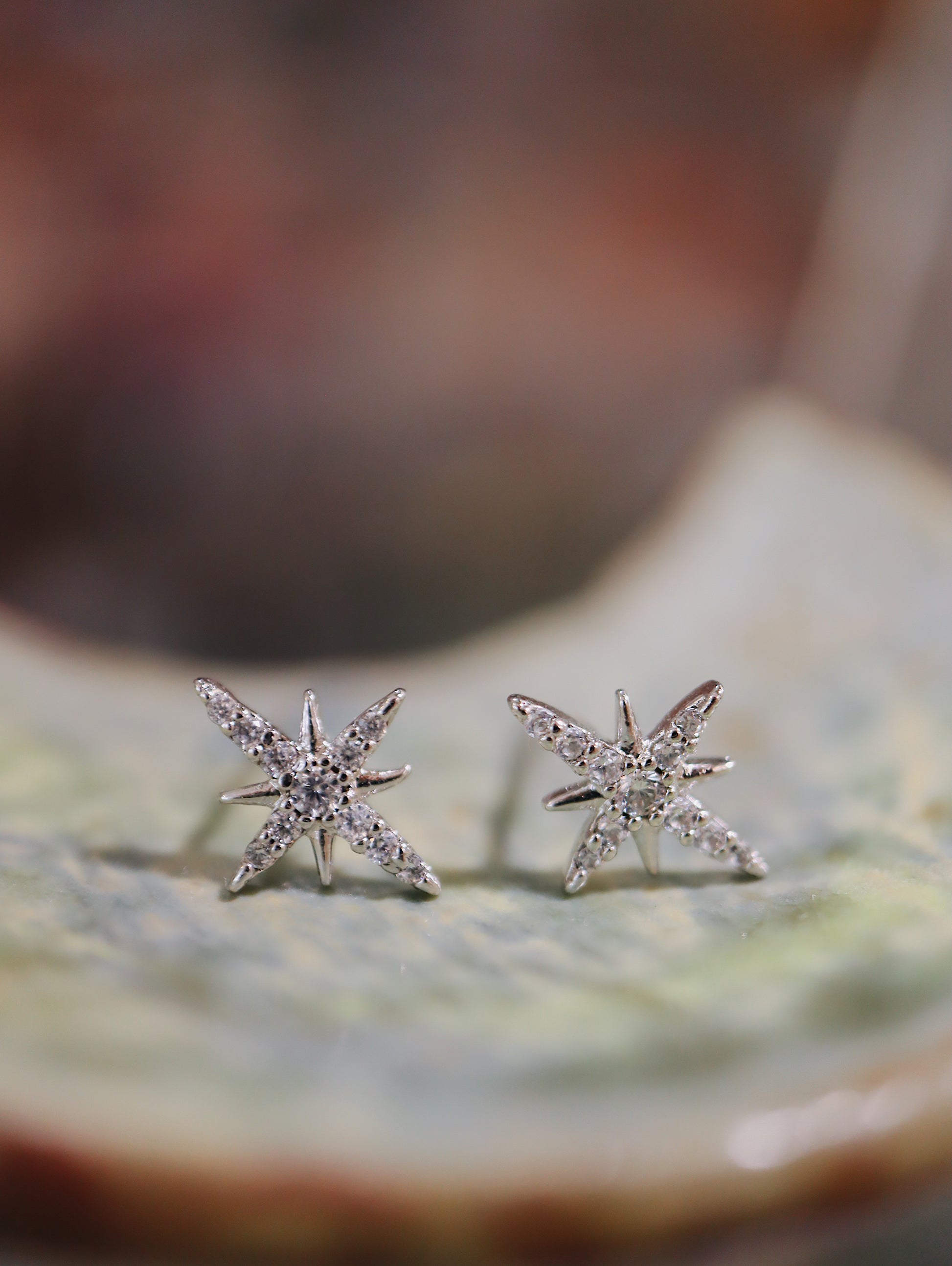 Starburst silver925 earrings