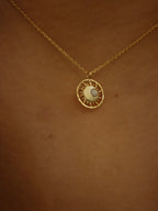 Celestial Eclipse Pendant Necklace