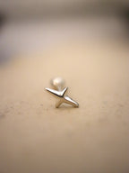 Polaris Cross Stud 925 Silver Piercing Earring (1pc)