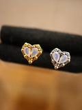 Seraphina Heart Stud Surgical Steel Piercing Earring