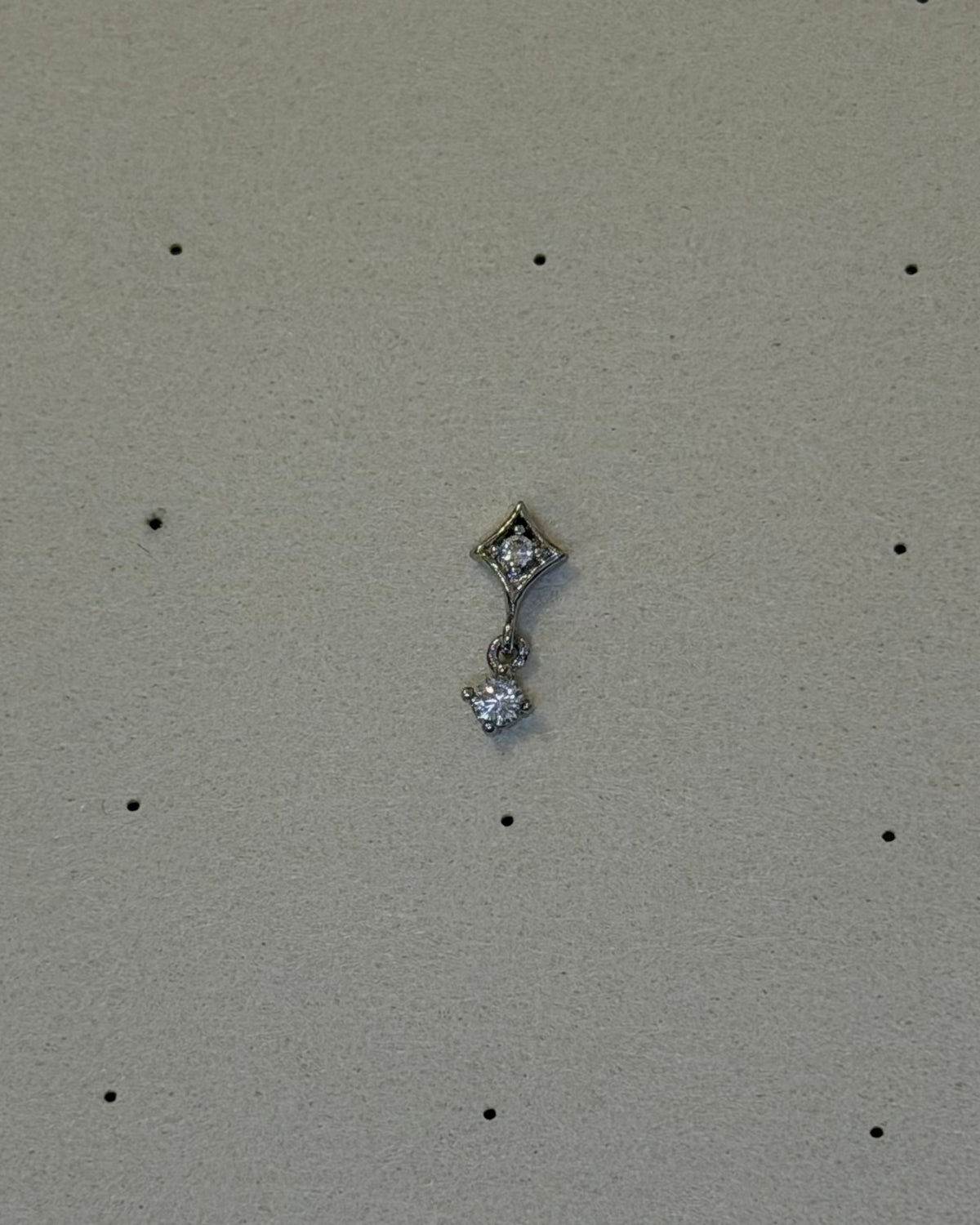Astra Drop Stud Surgical Steel Piercing Earring (1pc)