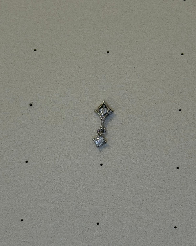 Astra Drop Stud Surgical Steel Piercing Earring (1pc)