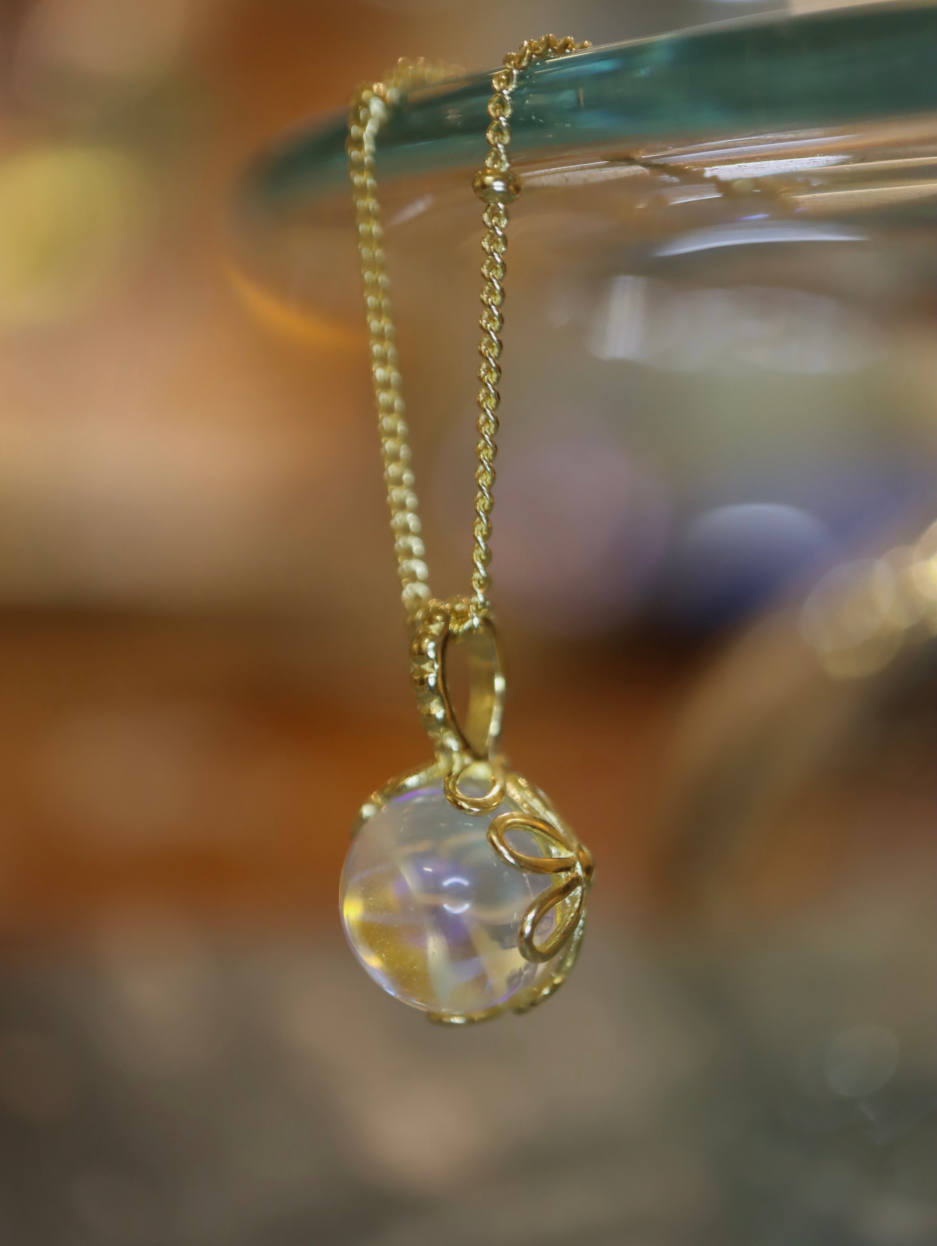 Lumina Orb 925 Silver Necklace