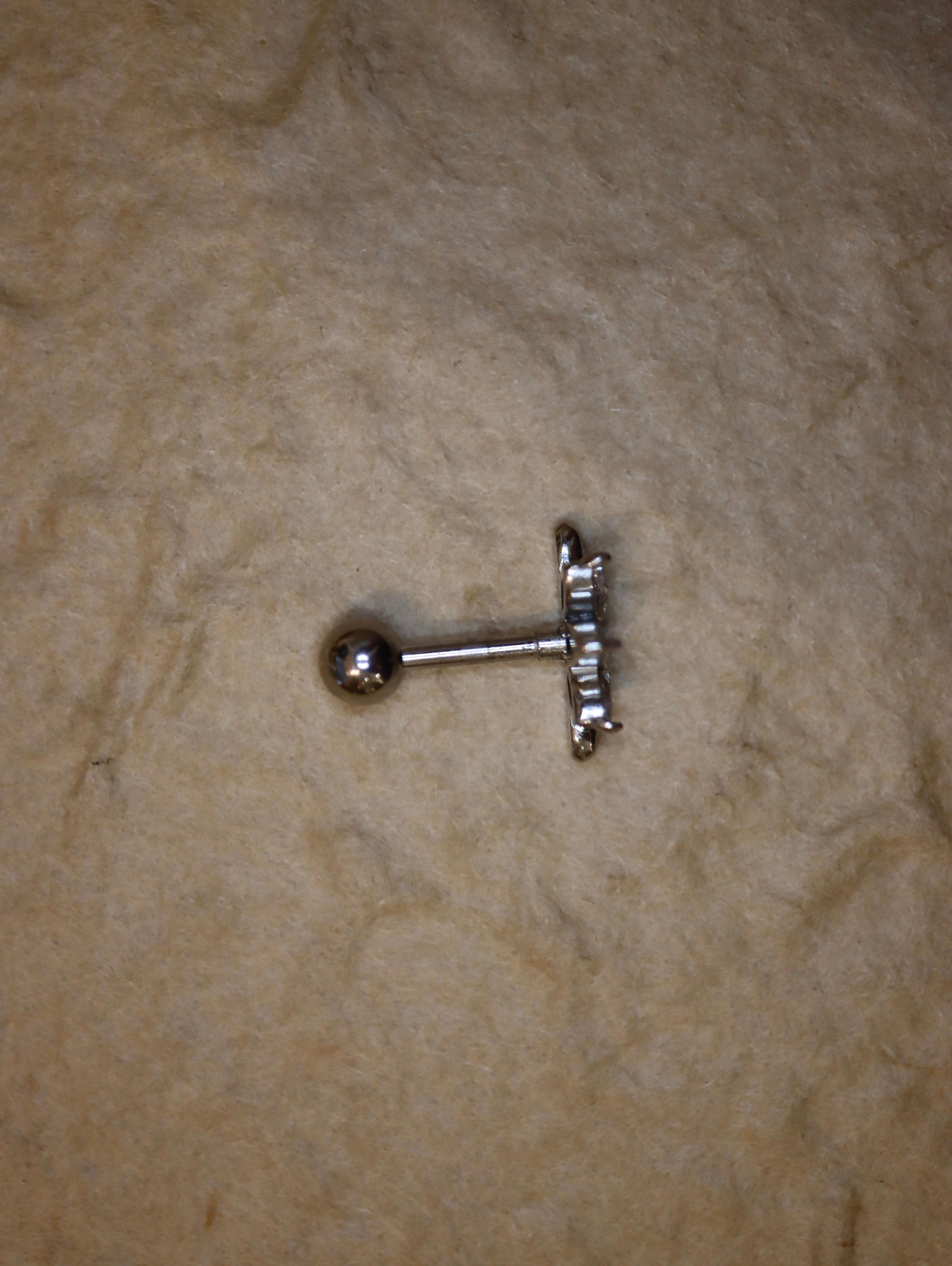 Marquise Cluster Stud Surgical Steel Piercing (1pc)