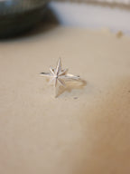 Sparkle ❇️ 925 silver open size ring