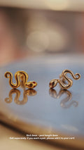 🐍 Silver925 piercing ear stud (1pc)