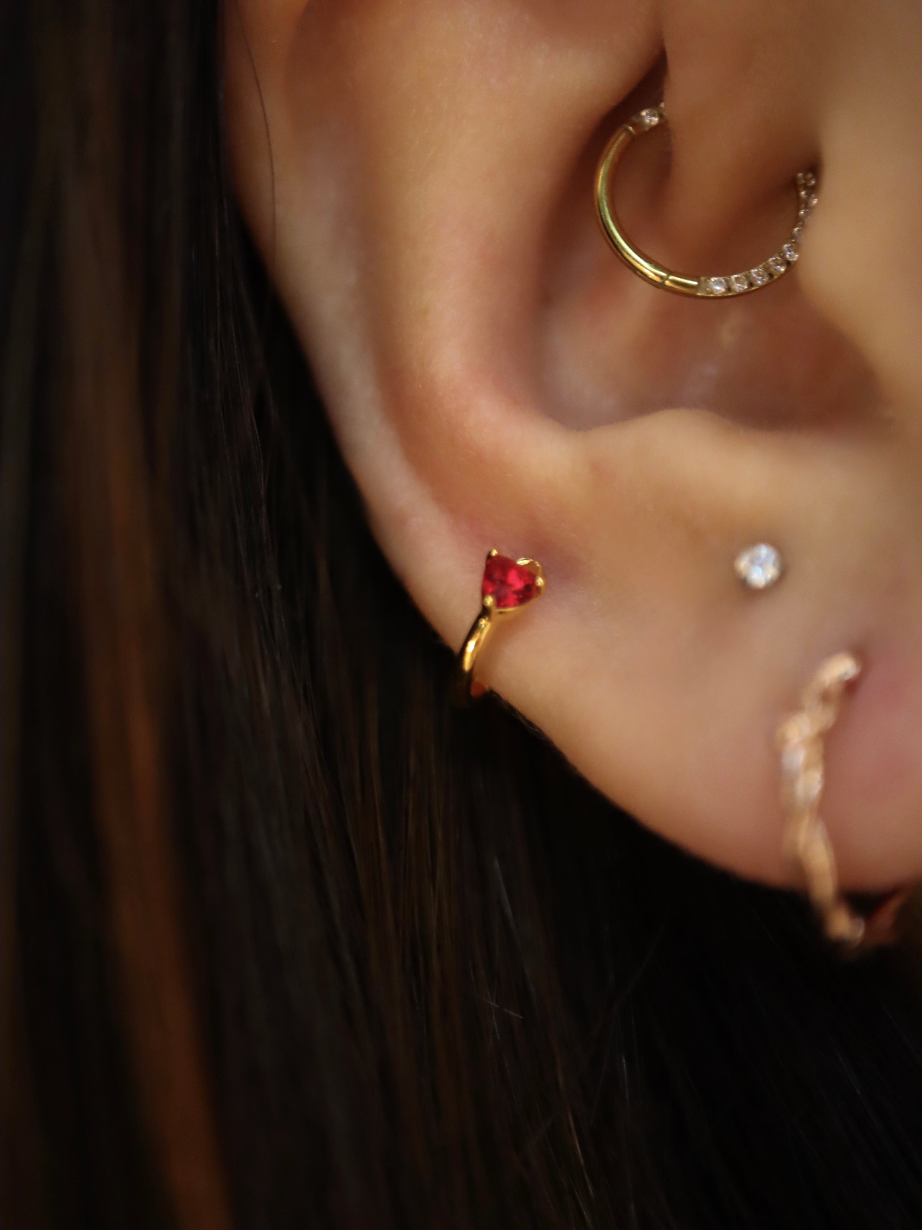 Mini hoop surgical steel 316L piercing