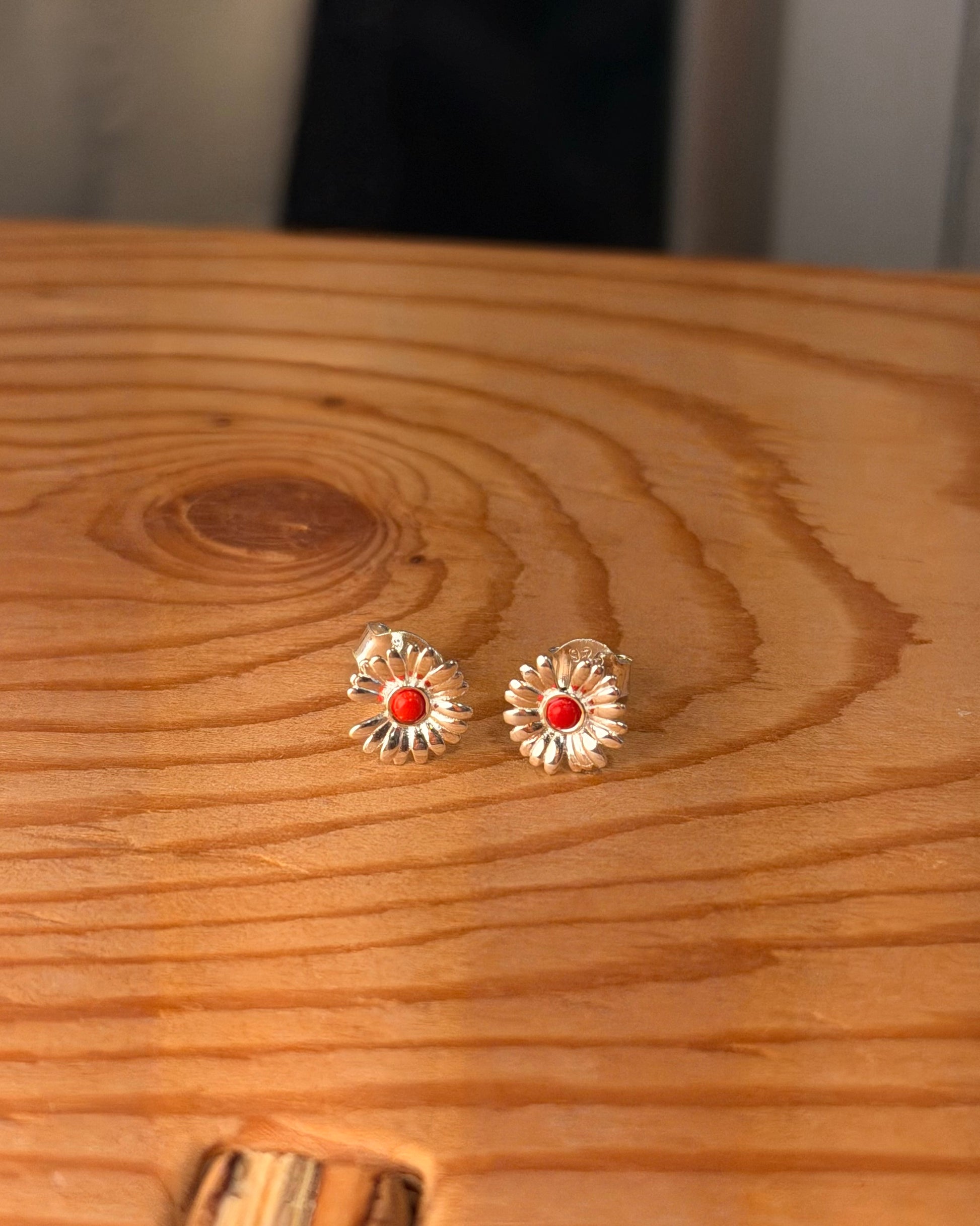 Daisy 925 silver earrings