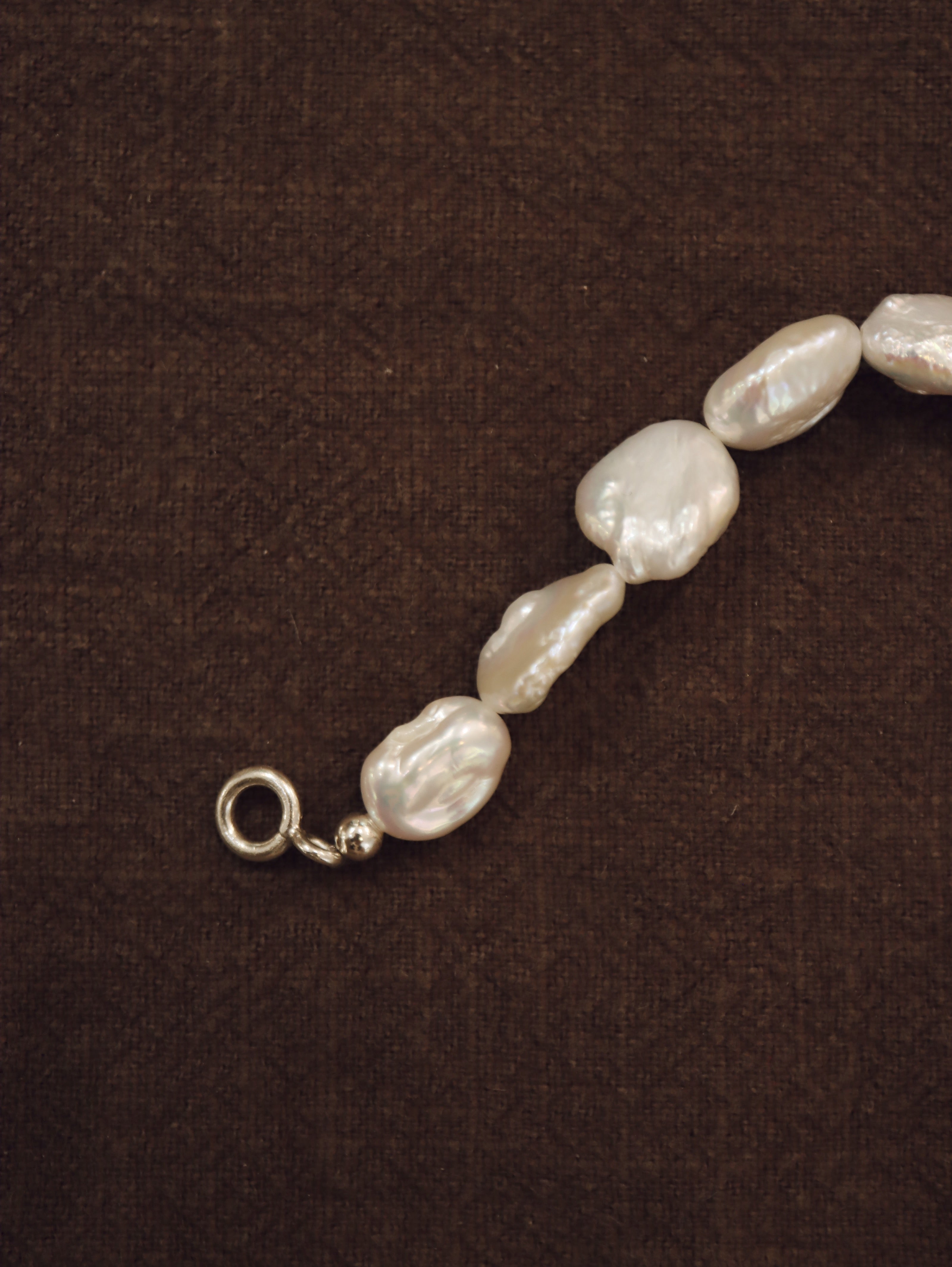 Fresh water pearl 925 silver bracelet