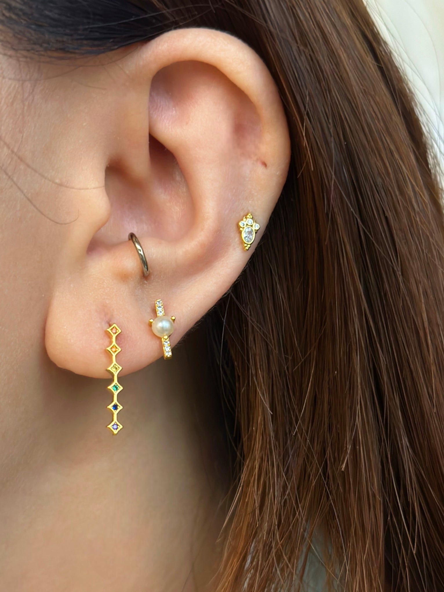 Stud cz Silver925 earrings